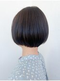丸みボブ×アッシュグレージュ♪