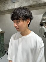 ゼスト リル 新宿(ZEST lill)&nbsp;塩澤太一 シャドウパーマ マッシュパーマ くせ毛風 韓国風 新宿