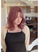 クラン ヘアーアンドスタジオ(CLAN hair & studio)&nbsp;ピンクカラー