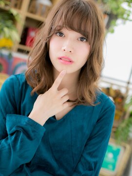 カバーヘア ブリス 大宮西口(COVER HAIR bliss) ショコラブラウン小顔ひし形レイヤーカットh3大宮20代30代40代