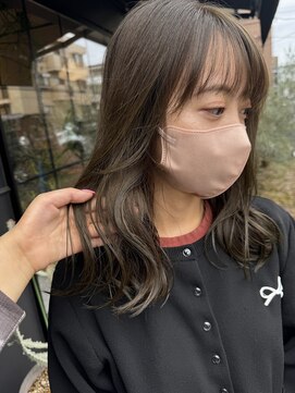 ヘアークープ(hair qoop) olive beige