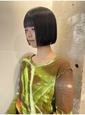 ボブ ミニボブ 切りっぱなしボブ