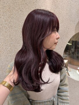 マイル 渋谷(mile) ブリーチなしカシスピンク