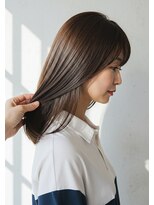 アントワープトーキョー(antwerp TOKYO)&nbsp;髪質改善ニュアンスカラーツヤ髪スタイルセンターパート