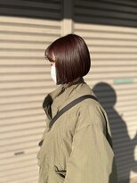 アトリエナガノ(atelier nagano)&nbsp;ショートボブ/ニュアンスカラー/ツヤ髪スタイル/ブルージュ