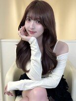 アイトーキョーエス 渋谷(AI TOKYO S)&nbsp;ブリーチなしダブルカラーオリーブベージュ顔まわりレイヤー