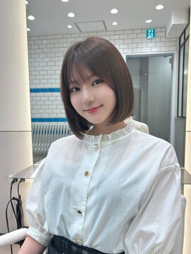 シー バイ ロンド 新宿(Sea by Lond) イメチェン×美髪[外ハネボブ/ボブ/グレージュ]