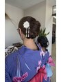 美容室 クウ(Kuu) ヘアーセット、アップスタイル、ハーフアップ、浴衣、着物