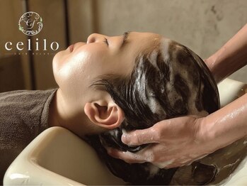 セライロ 千葉(celilo)の写真/<個室型マンツーマンsalon*>眠りに落ちるオージュアヘッドスパで上質なひと時を...[千葉駅/髪質改善/MEN'S]