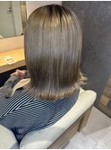 オリーブグレージュ 「塚口×髪質改善トリートメント」