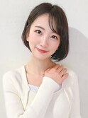 20代30代大人可愛いショート小顔ひし形骨格診断髪質改善秋カラー