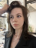 アンドスタイル(&style)&nbsp;ブリーチなしダブルカラー　オリーブカラー