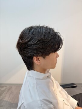 シーフ 千葉(Cyf) MEN'S/韓国/毛流れセンターパート/ニュアンスパーマ/下田優也