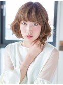 TRE南流山 シャンパンベージュ☆ミディアムレイヤーパーマi