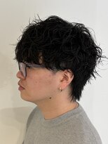 ニアウ 伊勢崎連取店(Niau)&nbsp;MEN’S HAIR/サーフカール/刈り上げセンターパート/伊勢崎