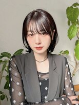 ジーナ 渋谷神南(Zina)&nbsp;《透明感グレージュ×ふんわり動くレイヤー bob》