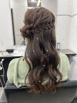 プライズ 所沢プロぺ通り店(prize) くるみちゃんヘア サイドアレンジ お呼ばれヘアアレンジ 所沢