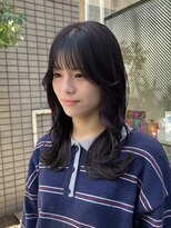 オルロバイイザ(ORLO by IZA)&nbsp;〇ブリーチなしダブルカラーチェリーレッドレイヤーカット艶髪