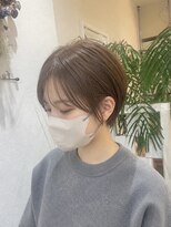 フゥカ 類家店(fuka)&nbsp;青森八戸マロンベージュ丸みショート20代30代40代