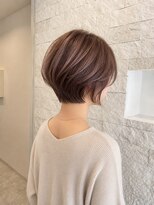 ヴェル(Vel.) 大人グラデーションボブ×淡いピンクベージュ