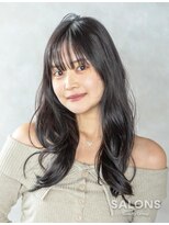 サロンズ 富田駅前店(SALONS)&nbsp;動きのある大人ロング／髪質改善