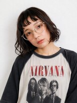 スリーマーク(THREE mark)&nbsp;ニュアンスウェーブボブ × ダークブラウン