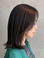 トップヘアーテラス(TOPHAIR TERRACE) 知立外ハネボブ顔まわりレイヤーグレージュ白髪ぼかし30代40代