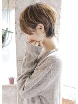 カライング(ing) 大人可愛いマッシュショートボブウルフカット◎30代40代50代60代