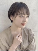 《GARDEN KOMAKI》大人小顔ショートヘアにナチュラルカラーUP