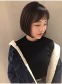 乾かすだけで決まる【スタイリッシュボブ】
