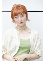 トリコ ショップアンドヘアサロン(tricot shop hair salon) 小顔イメチェン切りっぱなし耳掛けボブ☆