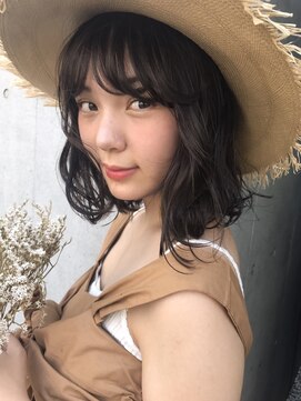 ルート(Route) ダークアッシュ×ボブショート/30代/40代/50代