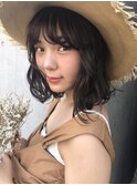 ダークアッシュ×ボブショート