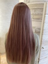 シュガーイシノマキ(SUGAR ishinomaki)&nbsp;ピンクベージュ☆ケアブリーチ☆透明感☆ダブルカラー☆10代