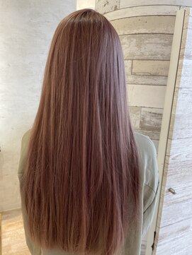 シュガーイシノマキ(SUGAR ishinomaki) ピンクベージュ☆ケアブリーチ☆透明感☆ダブルカラー☆10代