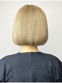 ブリーチ毛も柔らかく艶のある,まとまり髪質改善トリートメント