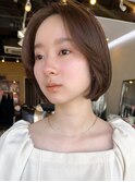 20代30代おすすめ柔らかミニボブ/ショコラアッシュ/ヘルシーヘア