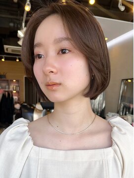 ラフ フロム ガーデン(Laf from GARDEN) 20代30代おすすめ柔らかミニボブ/ショコラアッシュ/ヘルシーヘア