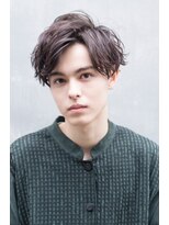 ケアリー 浦和美園(Carelly)&nbsp;ツイストパーマ七三オールバックマッシュウルフスリークショート