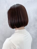 アイティーバイアルバム 八王子店(IT by ALBUM) ブラウンベージュボブ_外ハネボブセクションカラー_ba387301