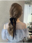 ルーズヘアアレンジ