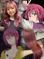 ヘアーアンドメイク ビス(HAIR&MAKE bis)&nbsp;ゴウセルカラー/ピンクラベンダーカラー【山崎ほのか】