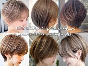 ココラー(COCOlar)の写真/人気のショート・ボブはお任せ！骨格・髪質・クセを見極めたカットで、扱いやすいスタイルが叶う♪