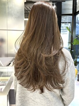 シティ(CITY) フェイスレイヤー ロングレイヤー レイヤーカット かきあげヘア