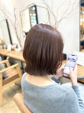 ノットバイベル 大宮(knot by belle) 《Hana》オレンジブラウン/ブリーチなし/透明感カラー/韓国/大宮