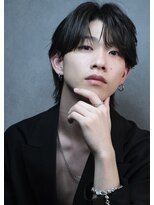 ネクストフォーヘアー(NEXT for hair)&nbsp;コンマバング黒髪 カルマヘア 毛流れ フェザーパーマ 韓国