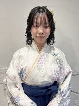 アルコイリスバイドールヘアー(ARCOIRIS by Dollhair) 卒業式ヘアセット袴ヘアアレンジ