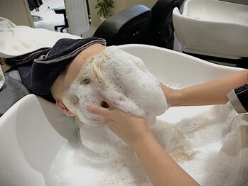 ミキサフレア(MIXSA FLAIR)の写真/◇marbb◇マイクロバブルによる究極の髪質ケア◎マーブの美髪洗浄でカラースタイルをもっと美しく！