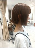 ☆きりっぱなしボブ・ミニボブ・オレンジベージュ☆