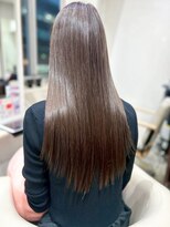 ミシェリー 新宿店(misherry)&nbsp;大人っぽサラ艶美髪透明感ブラウンカラー/ロングストレート